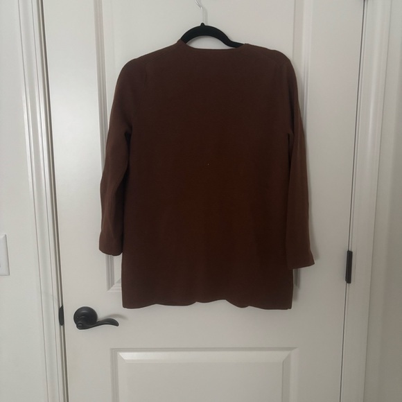 J.Crew Giselle sweater blazer in Heather walnut - Picture 3 of 6